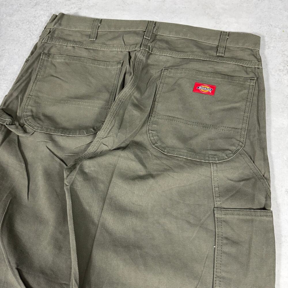 Dickies Carpenter Pants Straight Olive - Size: 36x32 - Picture 8 of 9